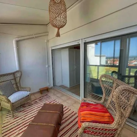 Duplex Renove T3,parking , Face A La Mer, 2 Terrasses * קאנט אן רוסיון