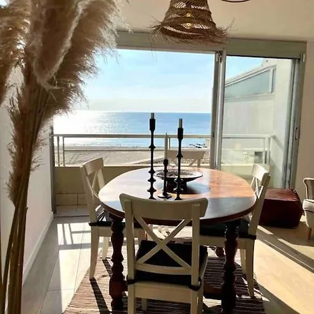 דירה Duplex Renove T3,parking , Face A La Mer, 2 Terrasses קאנט אן רוסיון